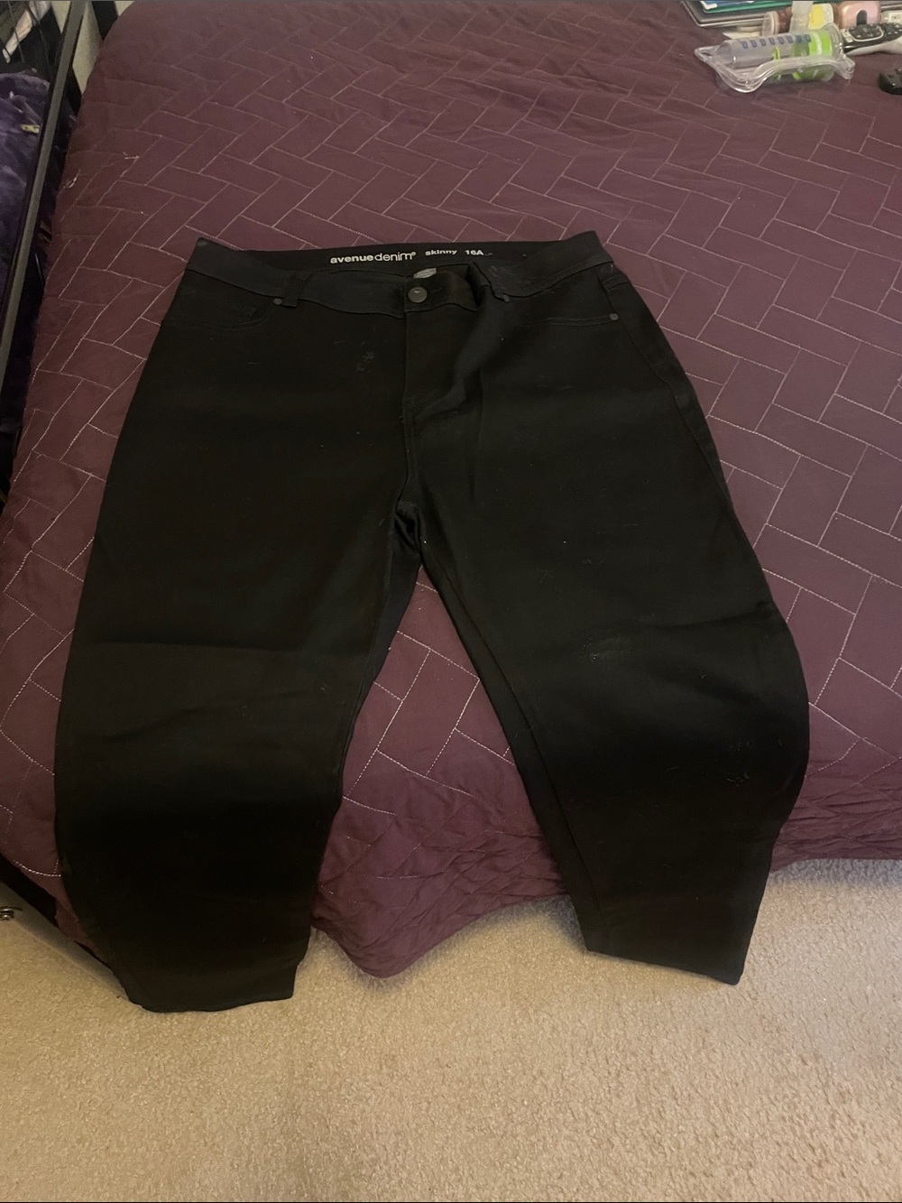 Avenue Black Skinny Jeans - Women's Stretch Denim
